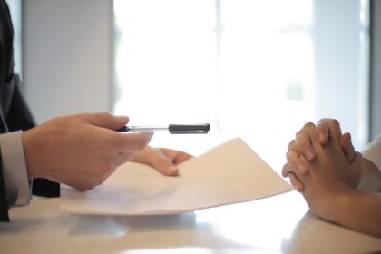 Driver reviewing insurance coverage options